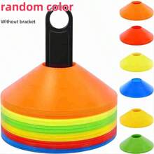 足球圆盘锥（5 件）用于无支架的训练，足球锥用于运动、敏捷性训练、篮球、教练、练习、户外游戏，无支架 - 彩色 - 查看 2