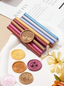 1 盒 20 件/套复古蜡封棒，多种颜色，适用于婚礼请柬、礼品盒、派对信封、剪贴簿、手工日记本
