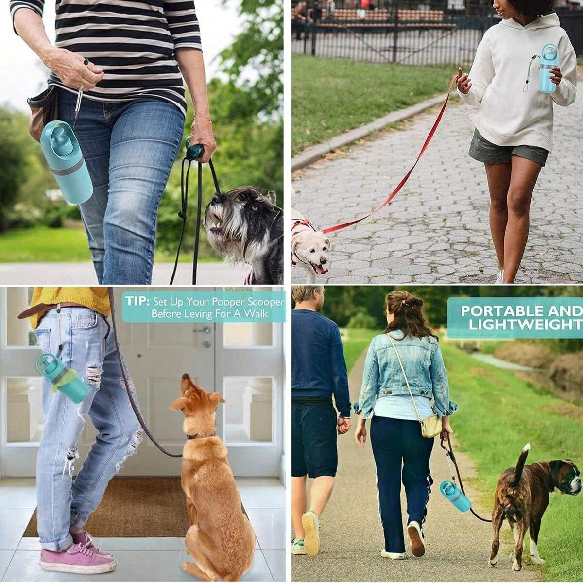 Recogedor De Excrementos De Perro Plegable Con Mango Extensible - Acero Inoxidable, Hasta 90 Cm