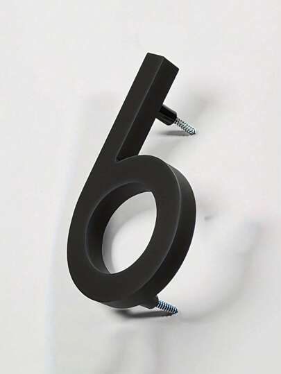 5/8 Inch 3D Floating House Numbers And Letters, ABS Modern House Number,Garden Door Mailbox Decor Numbers With Nail Kit, Modern Address House Numbers, Applicable To Apartments Houses Streets Outdoor Signs Home Decor Christmas Decoration