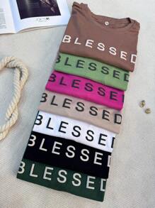 Women's T-Shirt, T-Shirt, Plain, Social, Casual, Cotton Blouse, Baby Look Tshirt, Cropped - 綠色 - 查看 6