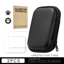 DATA FROG Protecteur d'écran en verre trempé pour accessoires de console de jeu portable rétro R35S RGB20S, marque DATA FROG R36S