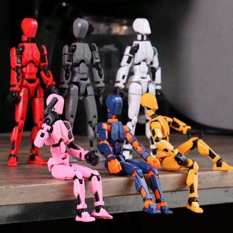 Yuandream Robot Telescópico Con Ventosas – 4 Piezas De Juguetes Sensoriales Anti Estrés Para Niños, Pop, Giran Y Se Estiran