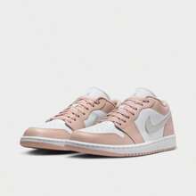 Giày Air Jordan Retro 1 Nữ Cổ Thấp - DC0774-120/Trắng/Xương thấp/Màu be hạt - Xem 3