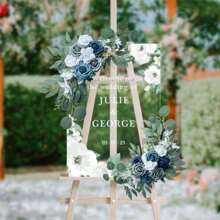 Wedding Arch Flowers Swag Set Of 2, Artificial Flower Swags For Wedding Arch Welcome Sign Flower Decor Decoration, Artificial Floral Swags For Reception Backdrop Floral Arrangements, Valentine Day, Gift Gifts Birthday Graduation