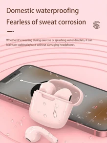 AIRUIKA 无线 5.2 蓝牙耳塞，迷你入耳式 TWS 无线耳机，马卡龙色，超长播放时间，适用于 IOS、Android 和其他智能设备 - 彩色 - 查看 10