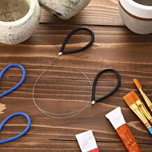 1 pièce/2 pièces Outils de coupe de fil en argile de poterie avec poignée