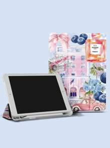 Ốp lưng Summer Vacation tương thích với iPad 10.2 inch 2021/2020 iPad thế hệ thứ 9/8, tương thích với Galaxy Tab A8 10.5 inch 2022, Bao đựng Tab, Có giá đỡ bút, Hỗ trợ nắp tự động ngủ/thức - Nhiều màu - Xem 5