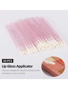 100pcs Disposable Eyelash Brush & Lip Brush, Lipstick And Lip Gloss Applicator Suitable For Eyebrow And Eyelash Extension Makeup Kit,Makeup,Cheap,Room Decor,Vanity,Travel,Bedroom,Makeup Accessories