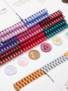 1 盒 20 件/套复古蜡封棒，多种颜色，适用于婚礼请柬、礼品盒、派对信封、剪贴簿、手工日记本