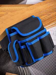 Túi đeo thắt lưng đựng dụng cụ bằng vải bạt chịu lực, Túi đeo hông đựng máy khoan đa năng, Túi đựng dụng cụ chống nước gia cố, Túi đựng đồ nghề sửa chữa điện có nhiều ngăn Túi đựng dụng cụ bỏ túi đựng dao dụng cụ Túi đựng dao Tasker - Màu xanh lam - Xem 7