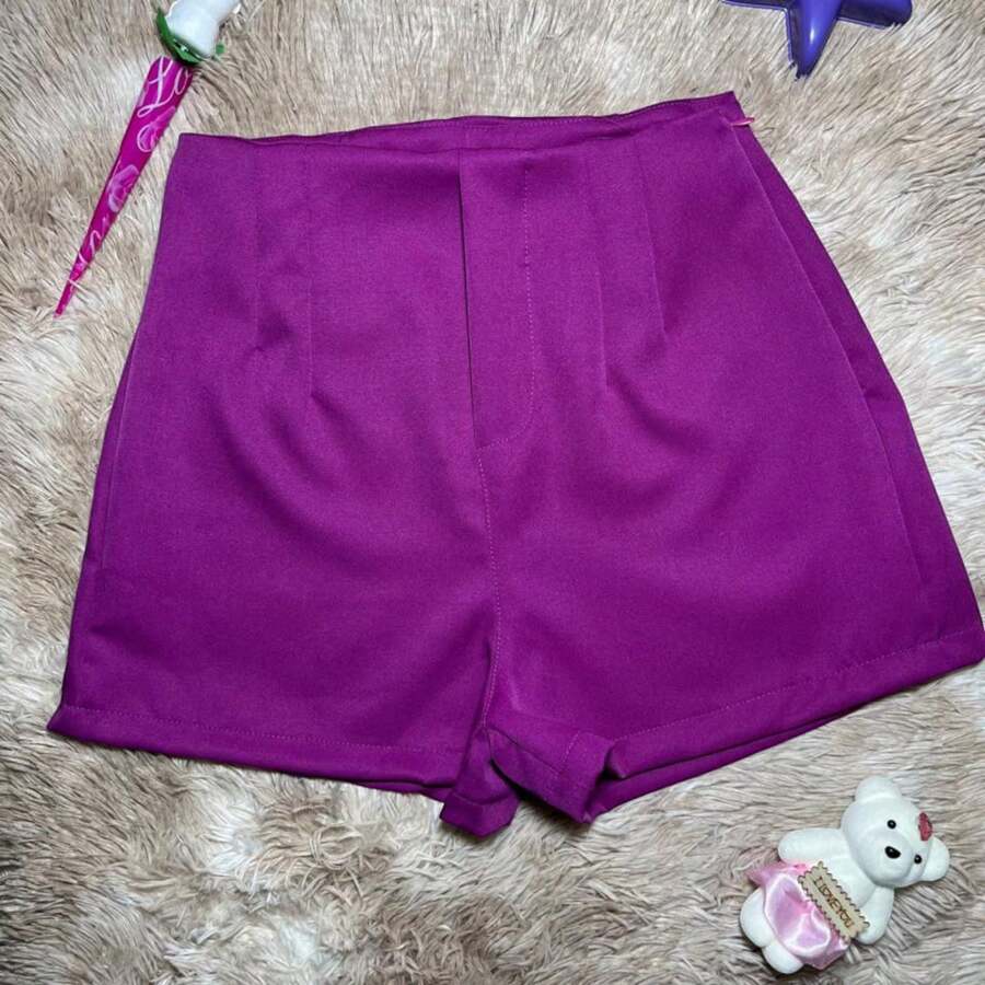 TAILOR SHORTS YES SIPER POCKET ON SIDE IZQUIERDO - 玫瑰紅 - 查看 1