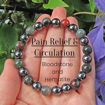 1pc Calming Anxiety Bracelet For Women Men Stress Natural Stone Beaded Bangle Get Well Soon Gifts Bracelet Sympathy Gift Baskets Thanksgiving Day Thank You Gift