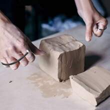 1 pièce/2 pièces Outils de coupe de fil en argile de poterie avec poignée