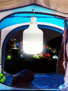 1pc USB Rechargeable LED Lantern Flashlight, Portable Small Night Light With Hook, Suitable For Emergencies, Camping, Adventure And Fishing Trips Garden Decor