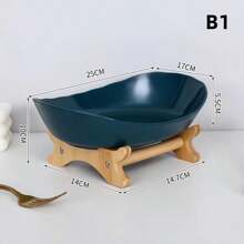 High-End Fashion, Three-Layer Multi-Layer Fruit Plate, Dried Fruit Plate, Bamboo And Wood Frame, Household Snack Plate, Candy Tray, Fruit Basket - Multicolor - View 5