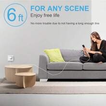 Bộ chuyển đổi sạc nhanh iPhone 30W [Bộ sạc tường USB-C + Cáp Lightning 6,6ft/200cm Type-C] Tương thích với iPhone 14 Pro Max/14 Pro/14 Plus/14/13/12/11/Xs Max/Xr/ X, iPad, AirPods - Xem 7