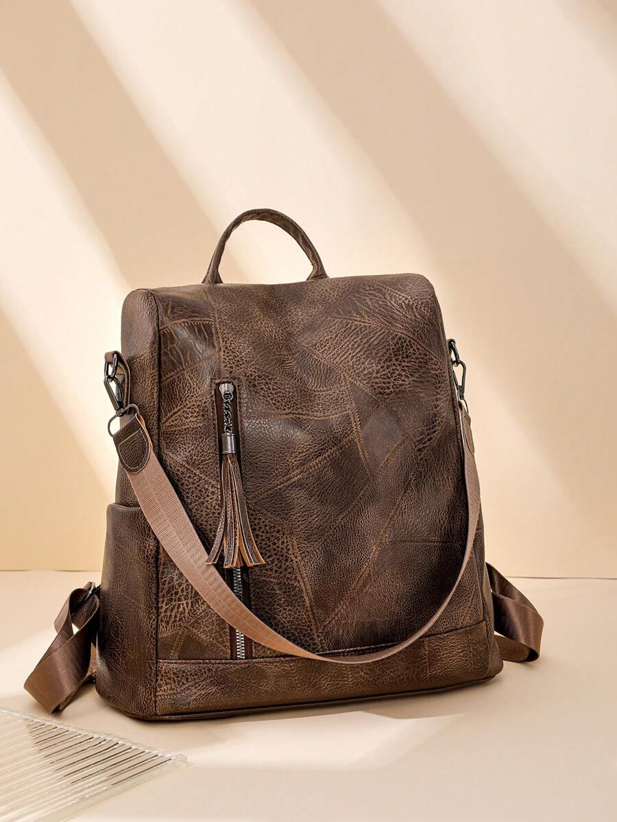 Ba lô du lịch sang trọng đa năng dung lượng lớn - Màu Khaki - Xem 1