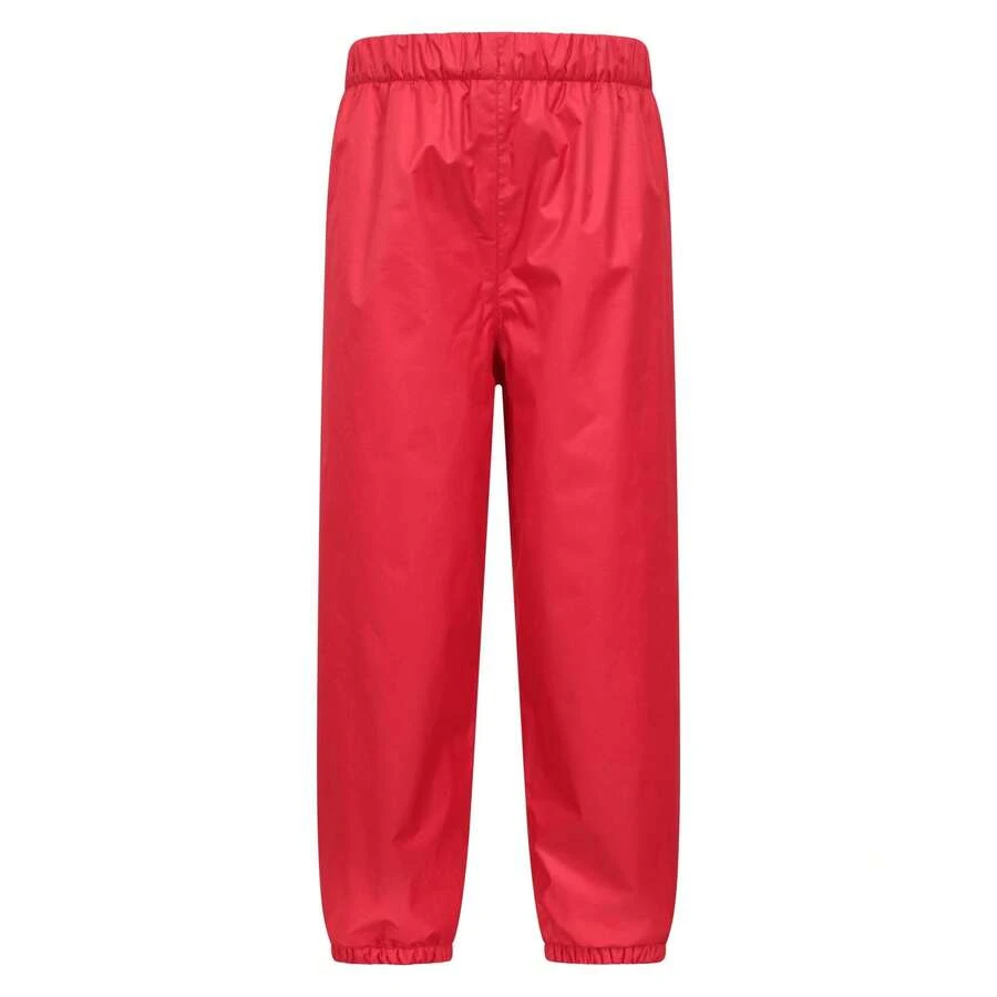 Mountain Warehouse Pantalones rojos impermeables con forro de felpa para niño adolescente
