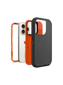 Funda protectora para teléfono a prueba de caídas, golpes y abrasión, de Body completo, resistente, con protección en tres partes compatible con iPhone, Galaxy, HONOR, REDMi, a prueba de agua y resistente a los arañazos