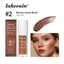 lakerain 1Piece Beauty Liquid Blush Velvet Matte Blusher Face Pigment Lasting Waterproof Natural Cream Cheek Tint Orange Peach 4ml - Nhiều màu - Xem 13