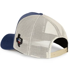 Trucker Country Texas Wind Cap Curved Brim Cowboy Telinha - 藍色 - 查看 7