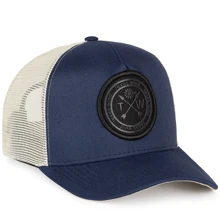 Trucker Country Texas Wind Cap Curved Brim Cowboy Telinha - 藍色 - 查看 5