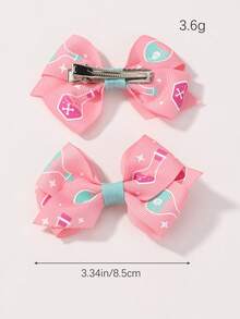 bilicaca 4pcs Halloween Hair Accessories, Funny Holiday Style Hair Clips For Girls - متعدد الألوان - مشاهدة 7