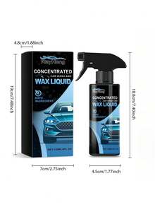 Car Wash Liquid Set Car Cleaning Car Paint Coating Tire Degreasing Retrofit Maintenance Cleaning Liquid - Black - View 2
