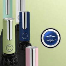 Fully Automatic Umbrella High Quality Inverted Umbrella Sun And Rain Protection In Reinforced Vinyl With 10 Supports - Màu Lilac Tím - Xem 6