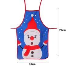 Delantales de cocina navideños con patrones navideños, delantales para hornear para cena, restaurante, fiesta de Navidad, mejores regalos, decoración de cumpleaños, decoración del hogar, decoraciones navideñas, decoración de habitaciones de invierno - Multicolor - Ver 16