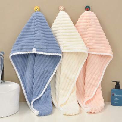 女士干发帽新款加厚超强吸水速干家用干发巾洗发浴帽家居浴室装饰秋季装饰返校发帽