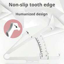 1 pieza Calibrador de grasa corporal Medidor de pliegue cutáneo Entrenador de acondicionamiento físico Probador de grasa corporal (Color aleatorio) - Multicolor - Ver 8