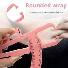 1 pieza Calibrador de grasa corporal Medidor de pliegue cutáneo Entrenador de acondicionamiento físico Probador de grasa corporal (Color aleatorio) - Multicolor - Ver 5