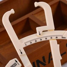 1 pieza Calibrador de grasa corporal Medidor de pliegue cutáneo Entrenador de acondicionamiento físico Probador de grasa corporal (Color aleatorio) - Multicolor - Ver 9