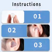 12pcs Silicone Noise-Blocking Sleeping Ear Plugs, Waterproof For Swimming & Bathing