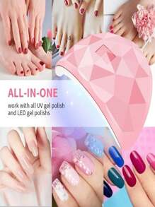 Nail Curing Lamps & Dryers - Pink - View 5
