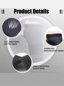 1PC S/M/L/XL Outdoor Workout Wristband Weight Lifting Wrist Protector Pressurized Elastic Compression Bandage Tennis Badminton Men Women Wrist Support Sports Wristband Gym Gym Wristbands Accessories - Multicolor - View 8