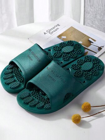 女士时尚按摩拖鞋，舒适防滑休闲轻便家居拖鞋