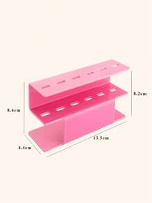 Acrylic Eyelash Extension Tweezers Storage Box Holder Acrylic Tweezers Holder, 6/8 Holes Tweezers Stand Display Organizer For Eyelash Extension Supplies Accessories Grafting Beauty Tools