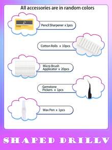 novani Tooth Gem Kit,DIY Tooth Gem Kit Professional, Stylish Sparkling Crystal Tooth Jewelry Sweet Smile Gem - Mauve Purple - View 4