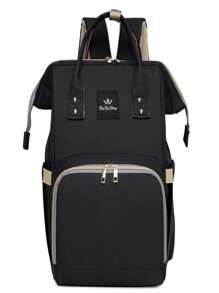 Multifunctional Maternity Bag Backpack That Turns Into A Waterproof Crib JYL 1180 - 黑色 - 查看 2