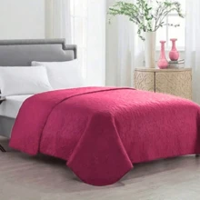 EDREDON LIGERO DOBLE VISTA KING SIZE CAPITONADO. - Rojo - Ver 2