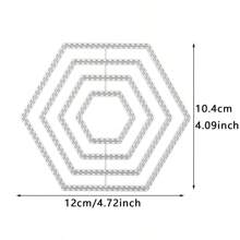 1pc Basic Shape Metal Carbon Steel Cutting Dies, DIY Embossing Die Cut Mold For Scrapbooking, Card Making, Album And Crafts Decor