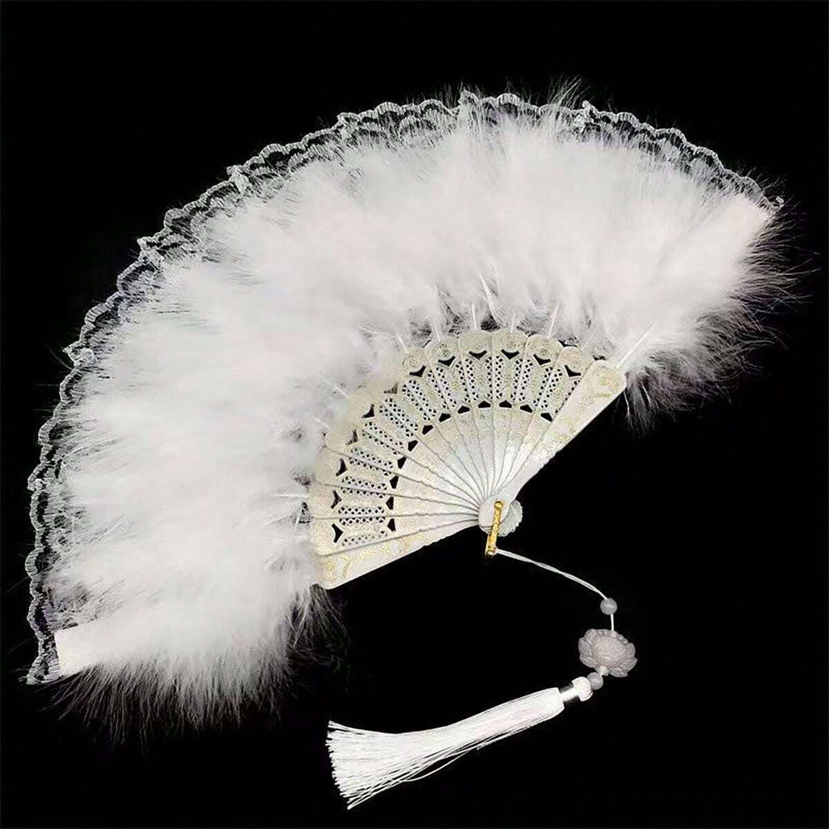 Éventail Danse Ventre Femme - Soie Brillante - Paire De Voiles LED Pour Spectacle - Danse Orientale