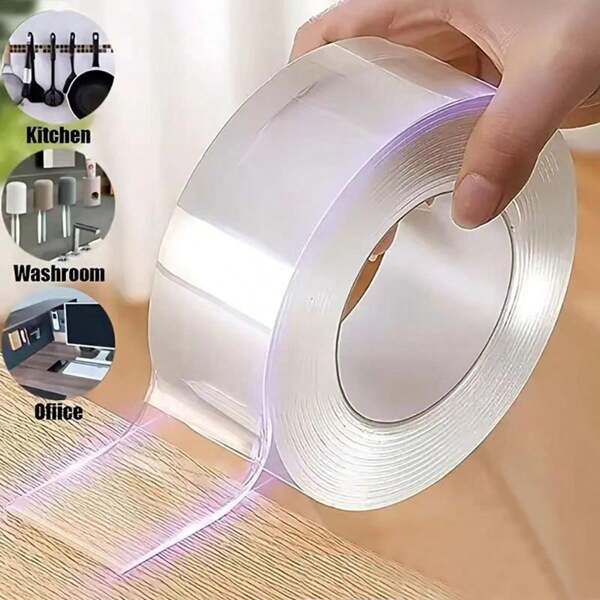 1 pieza Cinta adhesiva doble cara impermeable, pegatinas, vinilos decorativos para decoración del hogar, artículos de decoración primaveral para refrescar su hogar, pegatinas de decoración de Ramas