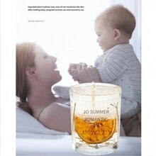 Nến thơm thạch trong suốt pha lê thủy tinh với hoa thật, sáp đậu nành thực vật tự nhiên dành cho phụ nữ mang thai và trẻ sơ sinh, nến thơm tinh dầu hoa cho phòng ngủ, phòng tắm, phòng khách, quà tặng, hương thơm lâu dài (hồng đỏ/hồng vàng/gỗ đàn hương/cam quýt/oải hương, 160ml/350ml), trang trí phòng, quà tặng sinh nhật tốt nghiệp - nến thạch - Xem 12