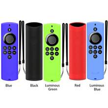 1pc Silicone Protective Case For  Alexa Voice Remote Lite / Fire TV Stick Lite 2020, Wavy Design, Soft Silicone Full Coverage, Comfortable Grip (Case Only) - Multicolor - View 8