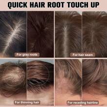 Waverloo Magic Root Cover Up,Enhance Hairline Powder,Root Touch Up Powder,Hairline Powder Instantly Conceals Hair,Root Touch Up Hair Powder Powder For Thinning Hair Women - #06 Dark Brown - View 5