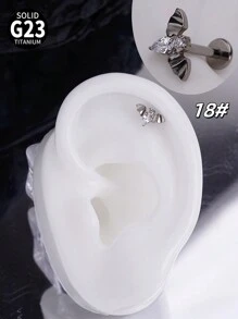 1 件时尚钛金属唇钉内螺纹耳钉樱桃叶天鹅蝴蝶 5A 氧化锆石 G23 植入级唇钉心形耳环鼻环鼻中隔珠宝蜘蛛闪电蝙蝠车耳环铰链鼻中隔环蝙蝠眼海螺耳屏耳环唇钉梦露唇环唇钉顶部螺丝平背耳环耳钉海螺唇钉梦露美杜莎唇鼻穿孔女士男士日常佩戴圣诞节和万圣节礼物情人节、妈妈、母亲、母亲节、礼物